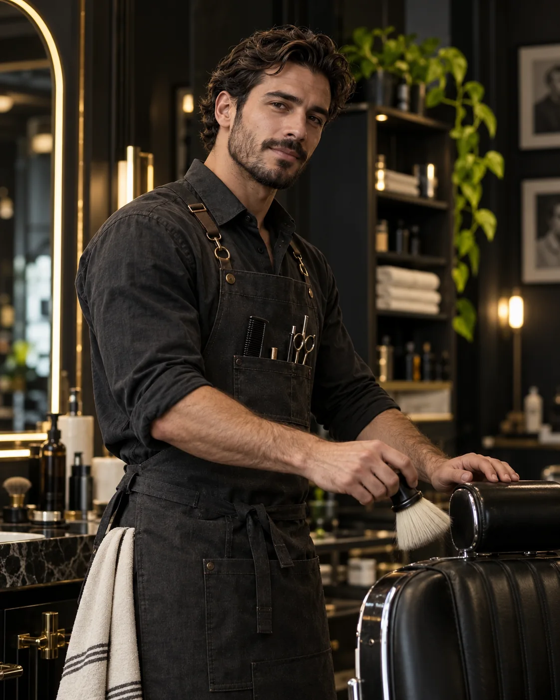 Marcus Rivera, sample barber